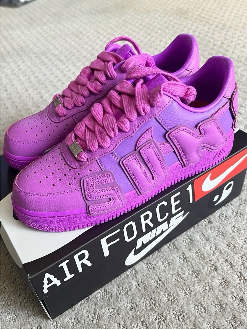 Nike Kids' Air Force 1 Low SUK Pink & Purple Sneakers